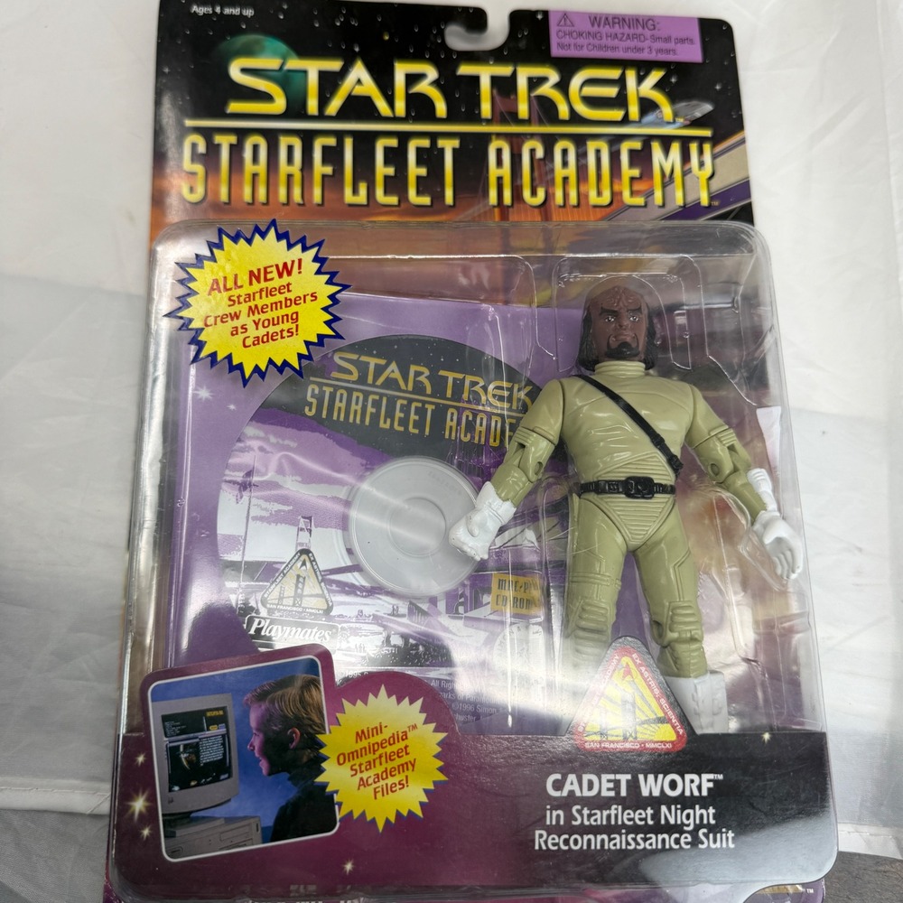 Star Trek Starfleet Academy Cadet Worf Night Reconnaissance Suit Playmates 16005